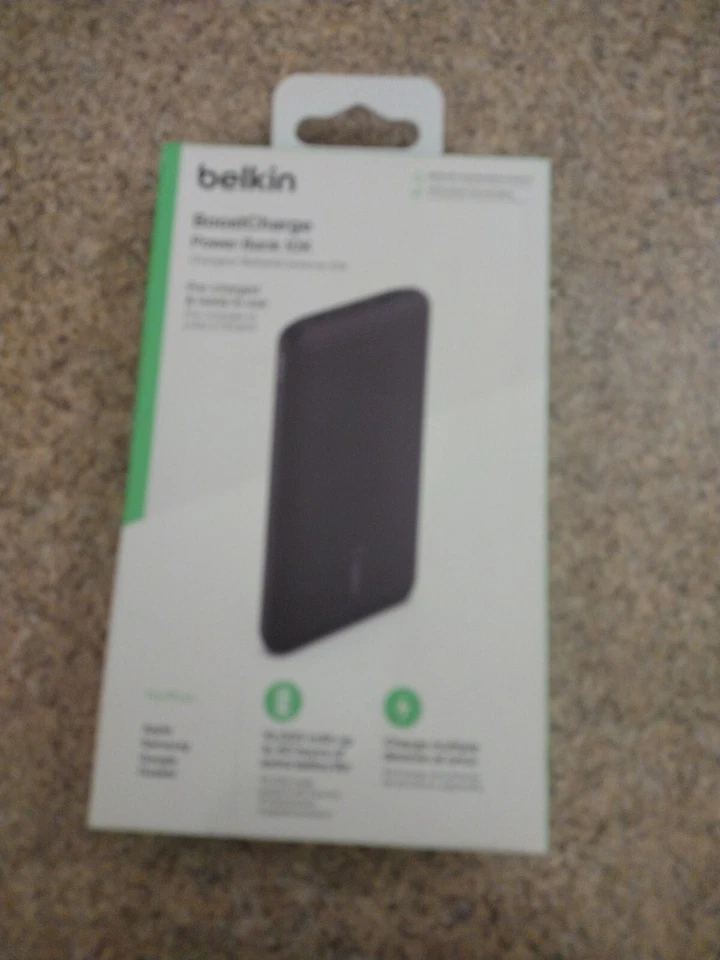 Belkin Boost Charge Power Bank 10K 10 000 mAh Portable Battery Pack Black
