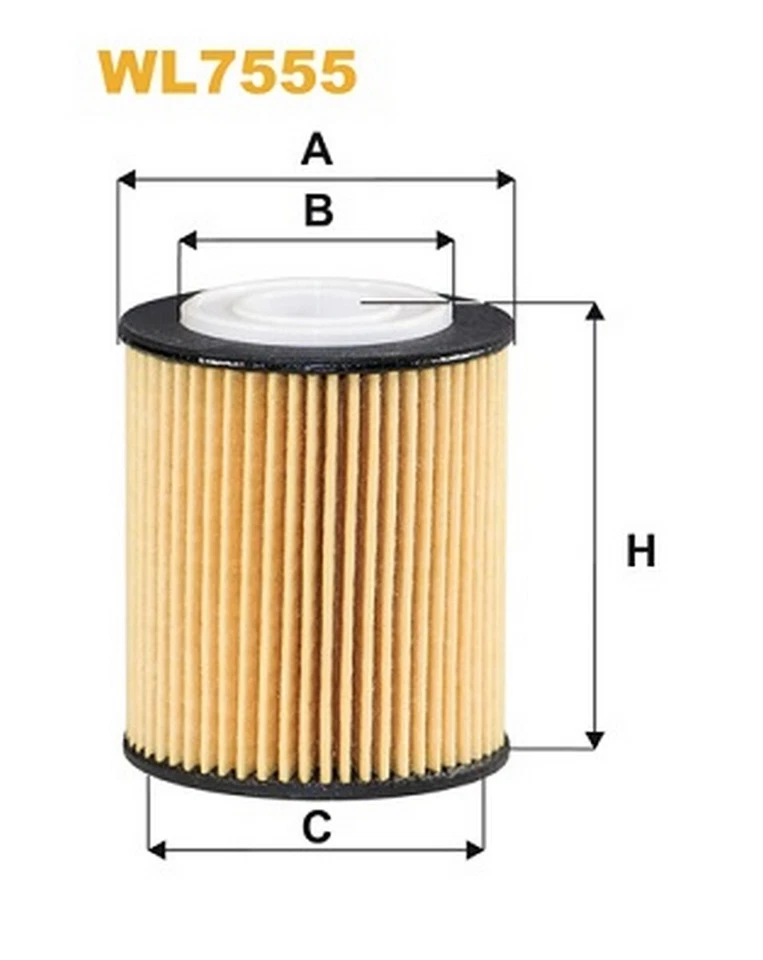 WL7555 FILTRO OLIO PER Toyota Proace Autobus MDZ 1.5 D-4D 88 KW 120 CV - Immagine 1 di 1