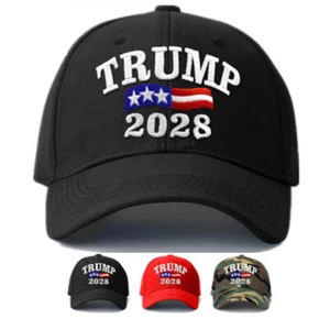 Trump 2028 Mütze Trucker bestickt Baseball Cap MAGA Make America Great Again! - Bild 1 von 21