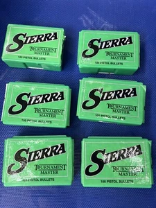 6 - Vintage Empty Sierra Ammo Boxes Rifle Bullets 9 mm Plastic - Picture 1 of 6