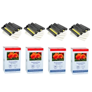 4Set KP-108IN Color Ink &Paper Compatible For Canon SELPHY CP900 CP1200 3115B001 - Afbeelding 1 van 12