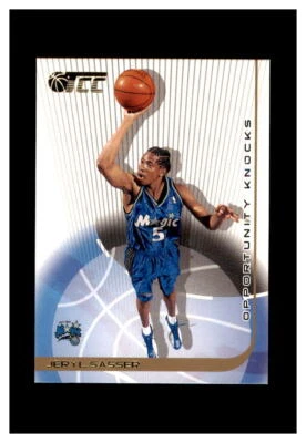 2001-02 TOPPS TCC  BASKETBALL ROOKIE #142 JERYL SASSER - Image 1 of 2