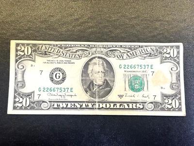 1988 Series A $20 Twenty Dollar Bill - Image 1 of 2