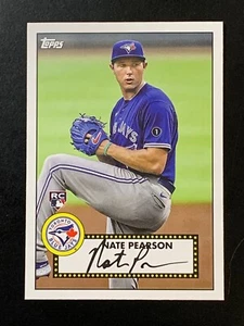 NATE PEARSON 2021 Topps Series 1 1952 Redux Rookie Card #T52-18 Blue Jays - Picture 1 of 2
