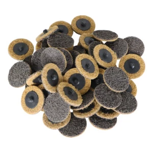 2Inch Coarse Surface Conditioning Discs Roll Lock Die Grinder Sanding Pads 50Pcs - Picture 1 of 13