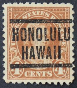 U.S. Used Stamp Scott #556 4c M Washington Superb SOTN Honolulu Pre-Cancel. Gem!