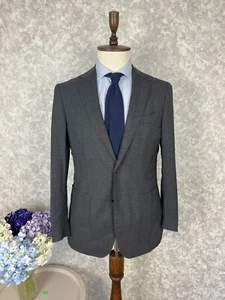 Blazer Suitsupply Traveller Gris Súper Delgado Lana Sin Forro Parche Bolsillos 38, EU 48 - Imagen 1 de 12