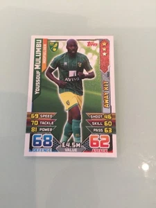2015/16 Norwich City Youssouf Mulumbu Away Kit Topps Match Attax #432 - Picture 1 of 1