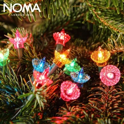 Noma Traditional Style LED Pickwick Shade Fairy Lights Set of 40 - Image 1 of 3