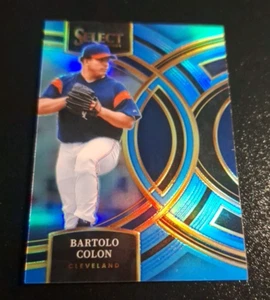 2024 SELECT BASEBALL PREMIER LIGHT BLUE PRIZM #31 BARTOLO COLON INDIANS 131/199 - Picture 1 of 2