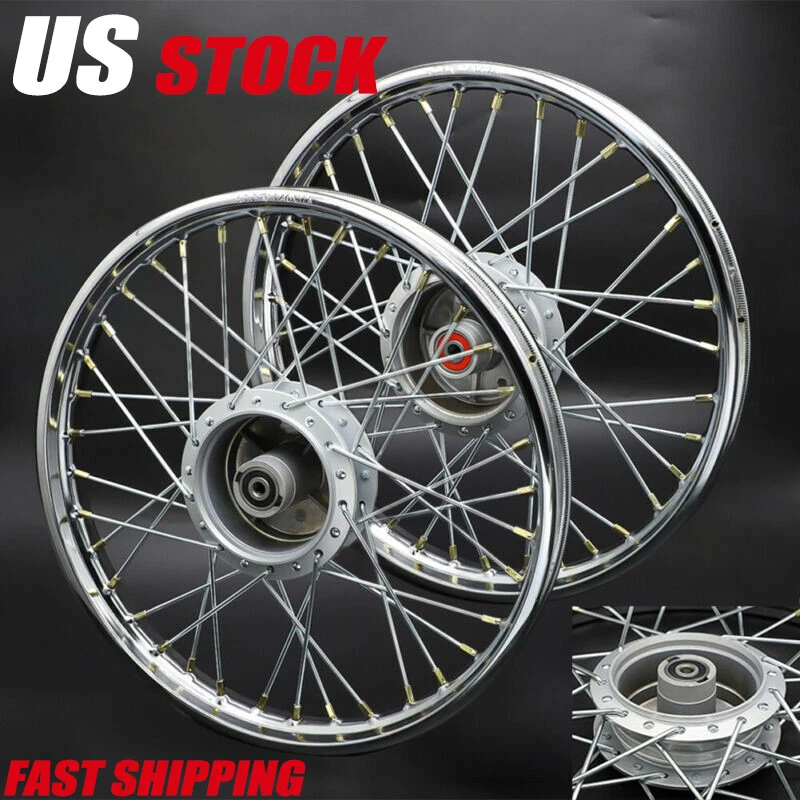 ПЕРЕДНИЙ ЗАДНИЙ ОБОД КОЛЕСА, СТУПИЦА И СПИЦЫ ДЛЯ HONDA CT90 TRACK CT 90 K0-K5 CT200 TRACK - Изображение 1 из 4