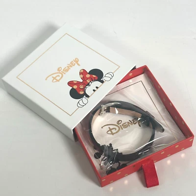 Keep Collective x Disney Black Single Leather Band Reversible Red Christmas Gift - Image 1 of 4