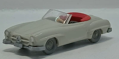 Wiking 1:87 - Mercedes 190 SL Cabrio - achatgrau ,  CS 386/5D - Bild 1 von 4
