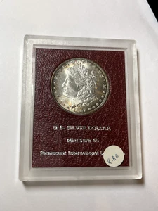1887 Morgan Silver Dollar (UNC) Paramount Holder - Picture 1 of 2