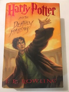 Harry Potter and the Deathly Hallows J K Rowling 2007 1st US Ed 1st Hardcover - Picture 1 of 7