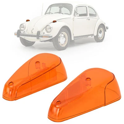 Left Right Amber Turn Signal Light Lens For Volkswagen Super Beetle Thing 70-79 Foto 1 de 4