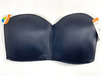 NWD Warner's Women's XL Easy Does It  Wireless Strapless Bra RY0161A Black - Image 1 of 4