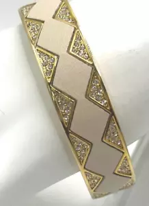 House of Harlow 1960 Nicole Richie Gold Plated Bangle Starburst w/rhinestones - Picture 1 of 3