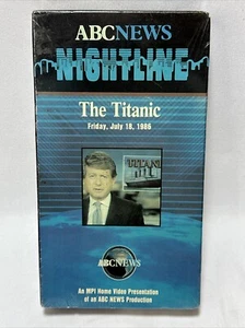 ABC News Nightline The Titanic Friday July 18 1986 VHS Tape News Special Vintage - Picture 1 of 9