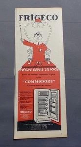 PUB WERBUNG ALTE ANZEIGE CLIPPING 230617 / KÜHLSCHRANK COMMODORE VON KÜHLSCHRANK - Bild 1 von 1