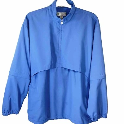 Pullover Coolibar Grande Para Hombre 1/4 Cremallera FPS 50+ Cremallera Manga Corta Foto 1 de 4