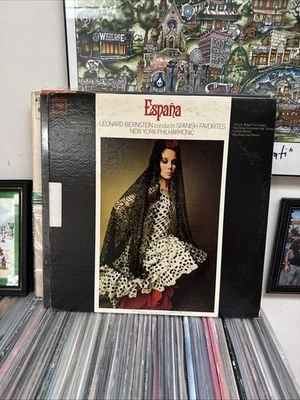 LEONARD BERNSTEIN Espana 6186 Mono Masterworks LP Vinyl Foto 1 de 4
