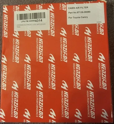 Filtro de aire de cabina de alto rendimiento H Henzikon para Toyota Camry 87139-06080 Foto 1 de 3