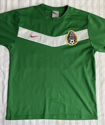 Винтажная мужская большая футболка Nike сборной Мексики 2006 года (21,5x27,5) - Изображение 1 из 4
