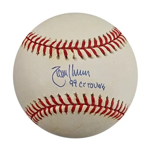 Randy Johnson Diamondbacks handsigniert signed beschriftet OAL Baseball (JSA COA) - Bild 1 von 7
