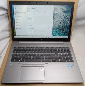 HP ZBOOK 15u-G6 Laptop i7 8565U 1.99GHz 16GB RAM 1TB SSD FHD WIN 11 PRO(L124) - Picture 1 of 6