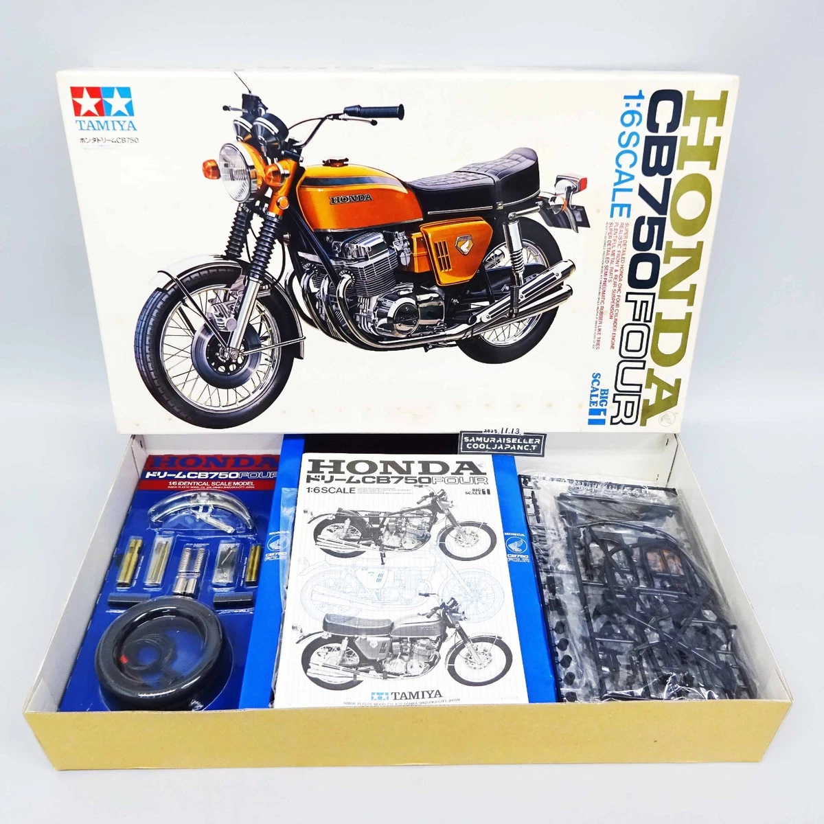 Tamiya 1/6 Honda CB750 Four Big Scale Series Plastic Model Kit