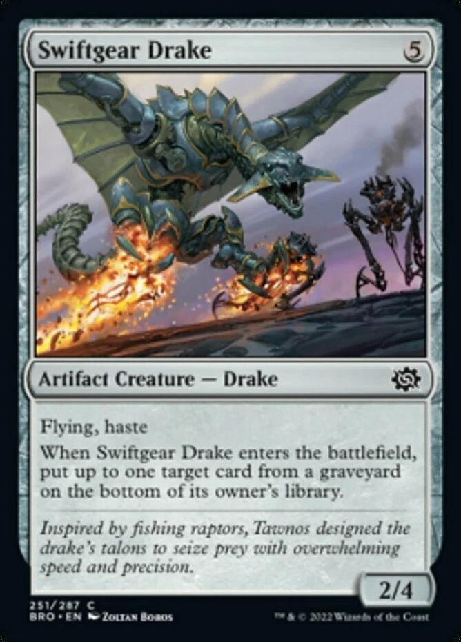 x1 Swiftgear Drake - The Brothers' War - NM - MTG - Image 1 of 1