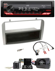 JVC Bluetooth USB DAB Lenkrad Autoradio für Alfa GT 147 07-10 silber Ablagefach - Bild 1 von 9