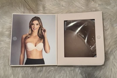 Fashion Forms Go Bare Ultimate Boost Backless Strapless Bra Nude C 16540 New - Image 1 of 4