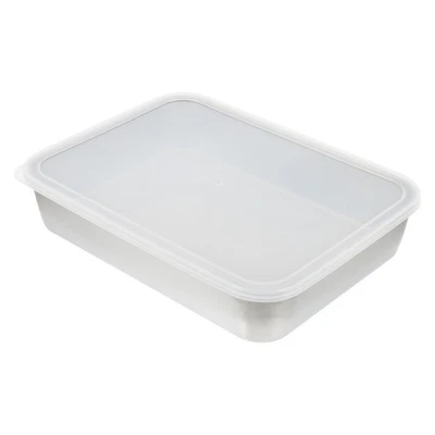  Scatole Porta Oggetti Con Coperchio Padella Di Pane Panne Pagnotte - Immagine 1 di 4