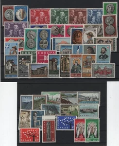 GREECE 1962 & 1963 2 COMPLETE YEAR SETS MNH STAMPS - Picture 1 of 1