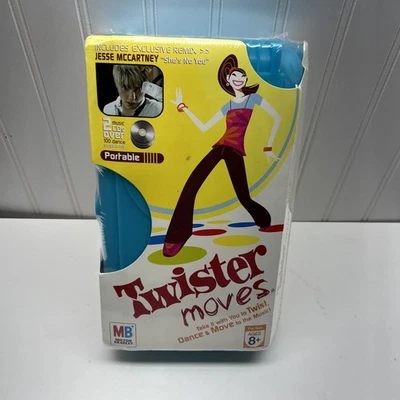 Vintage Twister Moves Dance and Music Party Game Milton Bradley CD  - Image 1 of 4