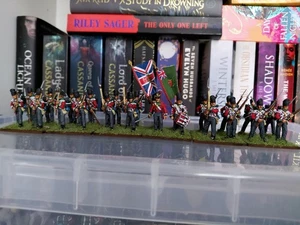 28mm Napoleonic British Infantry Regiment Well Painted - 73rd Regiment Of Foot - Picture 1 of 9