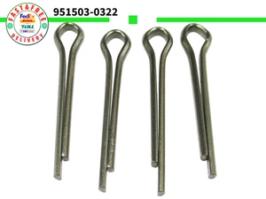 Para Tohatsu Nissan 951503-0322 Pin Dividido/Cotter Pin Fueraborda 951403-0322 x4 Piezas - Imagen 1 de 10