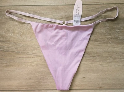 Bragas Victoria's Secret 2008 vintage lavanda sedosa malla lisa tanga en V L nuevas con etiquetas Foto 1 de 3