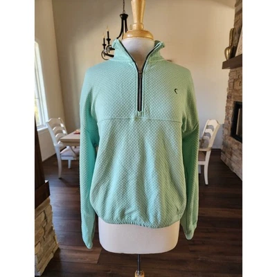 Sudadera Pullover ZYIA Active Spearmint Honesty Acolchada 1/4 Cremallera Para Mujer Talla M Foto 1 de 4