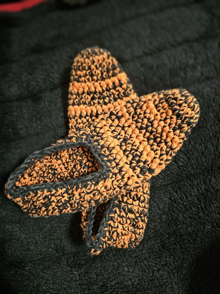 Hausschuhe Füßlinge Haussocken Handarbeit Gr. 38/39 - Bild 1 von 4