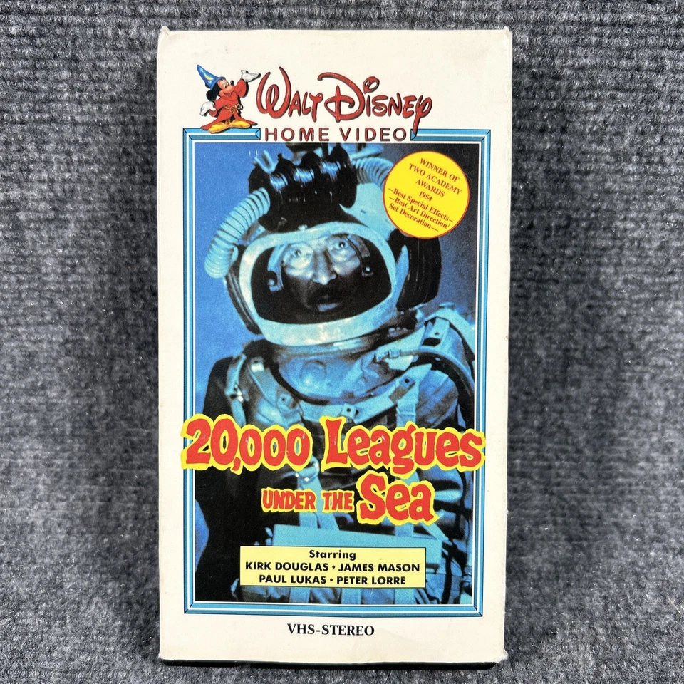 Walt Disney 20,000 Leagues Under The Sea VHS Home Video Tape 15 V 1980 Rare VTG - Image 1 of 4