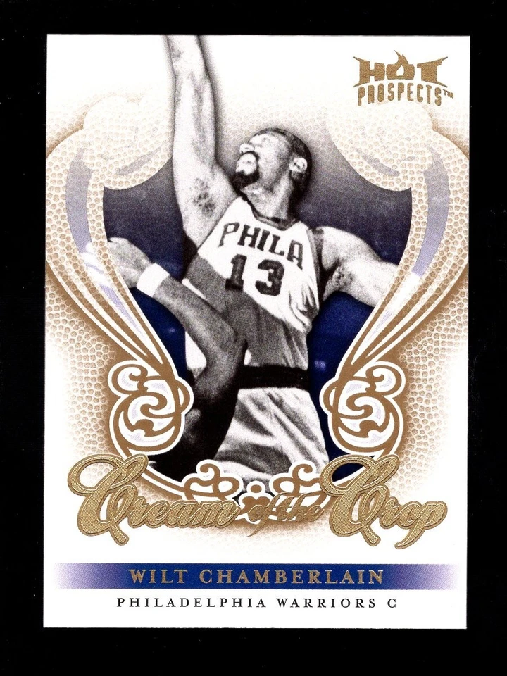 2008-09 FLEER HOT PROSPECTS CREAM OF THE CROP CC30 WILT CHAMBERLAIN LAKERS - Image 1 of 1