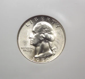 1950 "S" Washington SILVER Quarter 25c NGC MS65 #002 GEM Uncirculated ECC&C, Inc - Picture 1 of 5