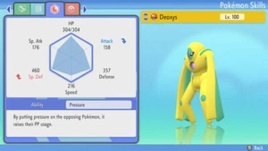 Pokemon Brilliant Diamond Shining Pearl BDSP - Glänzend 6IV Max EV Deoxys Defense - Bild 1 von 4