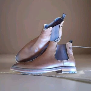 Julius Marlow Leather Boots Shoes *FLAW* *DAMAGE* Size UK 8.5 - Picture 1 of 20
