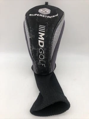MD Golf Superstrong Fairway Wood Golf Headcover Black Silver White Fast Postage - Image 1 of 4
