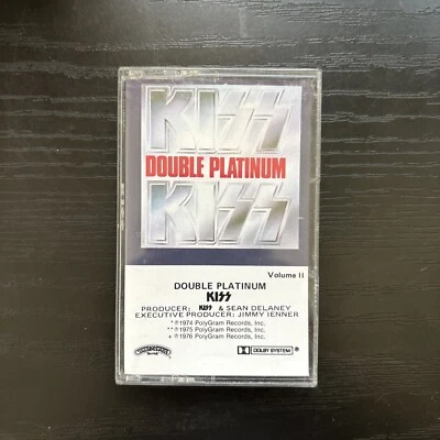 Double Platinum Volume II ONLY, KISS (Cassette 1976 Casablanca PolyGram Reissue) - Image 1 of 4