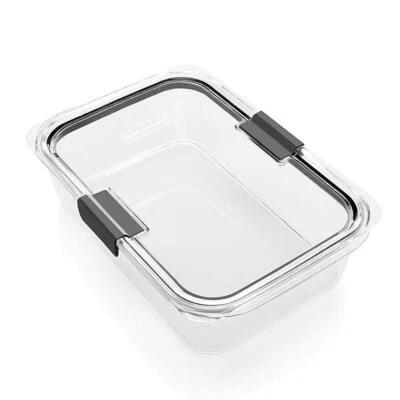 Rubbermaid Brilliance 9.6 Cup Food Storage Container BPA Free Leak Proof Design - Image 1 of 4